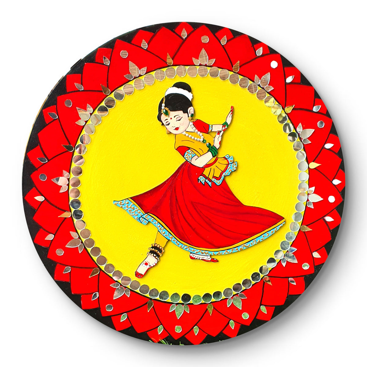 The Indian Classical Dancing Girl wall Décor