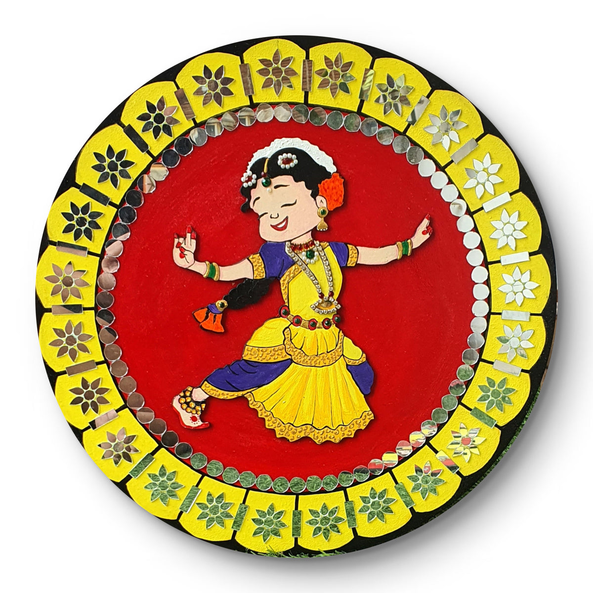 The Indian Classical Dancing Girl wall Décor