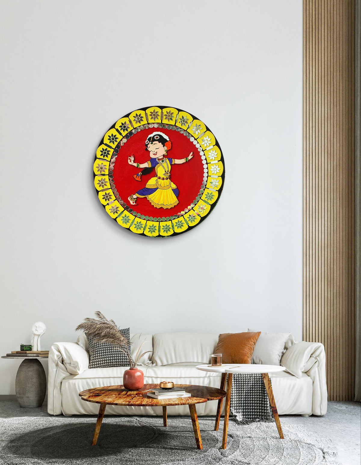 The Indian Classical Dancing Girl wall Décor