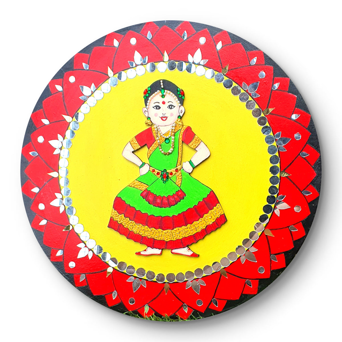 The Indian Classical Dancing Girl wall Décor