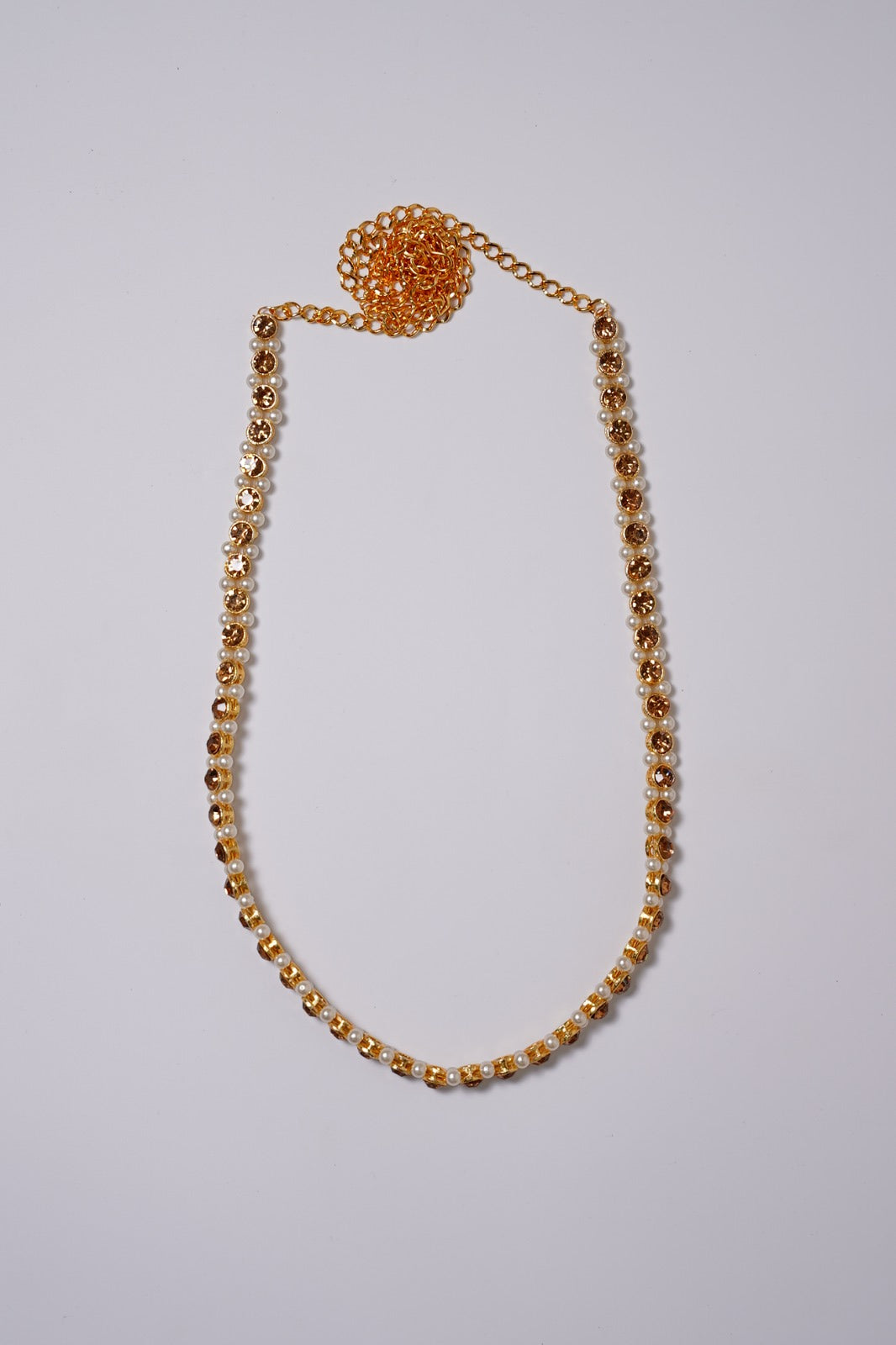 Handwork Gold Ball Chain Design Kamarpatti