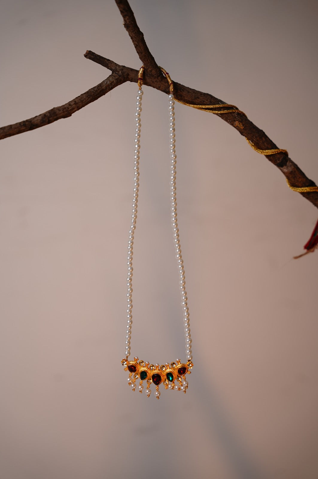 Handwork Gold-Plated Tanmani Necklace