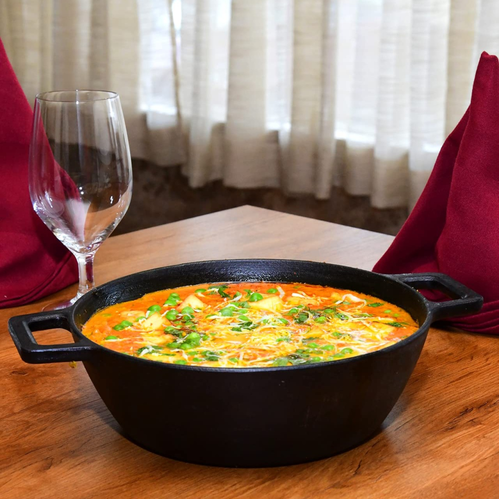 Swastha Cookware Cast Iron 11 " Kadhai