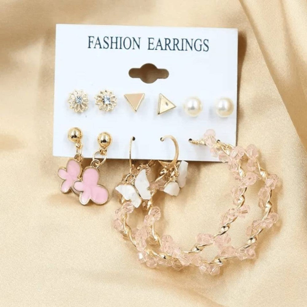 Combo of 6 pairs of earrings