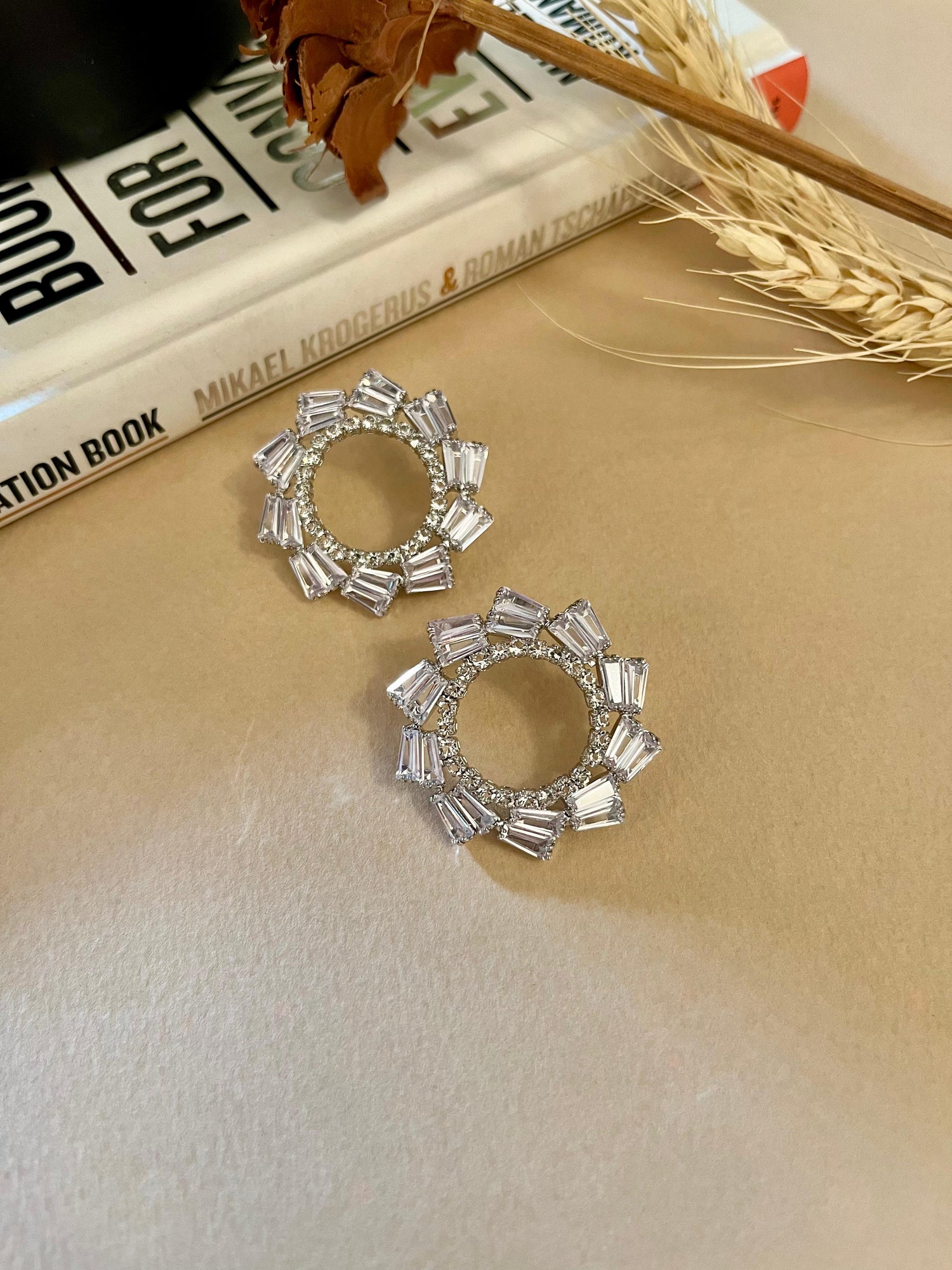 Silver Zircon Studs