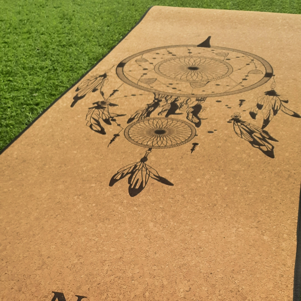 Cork Yoga Mat - Dream Catcher