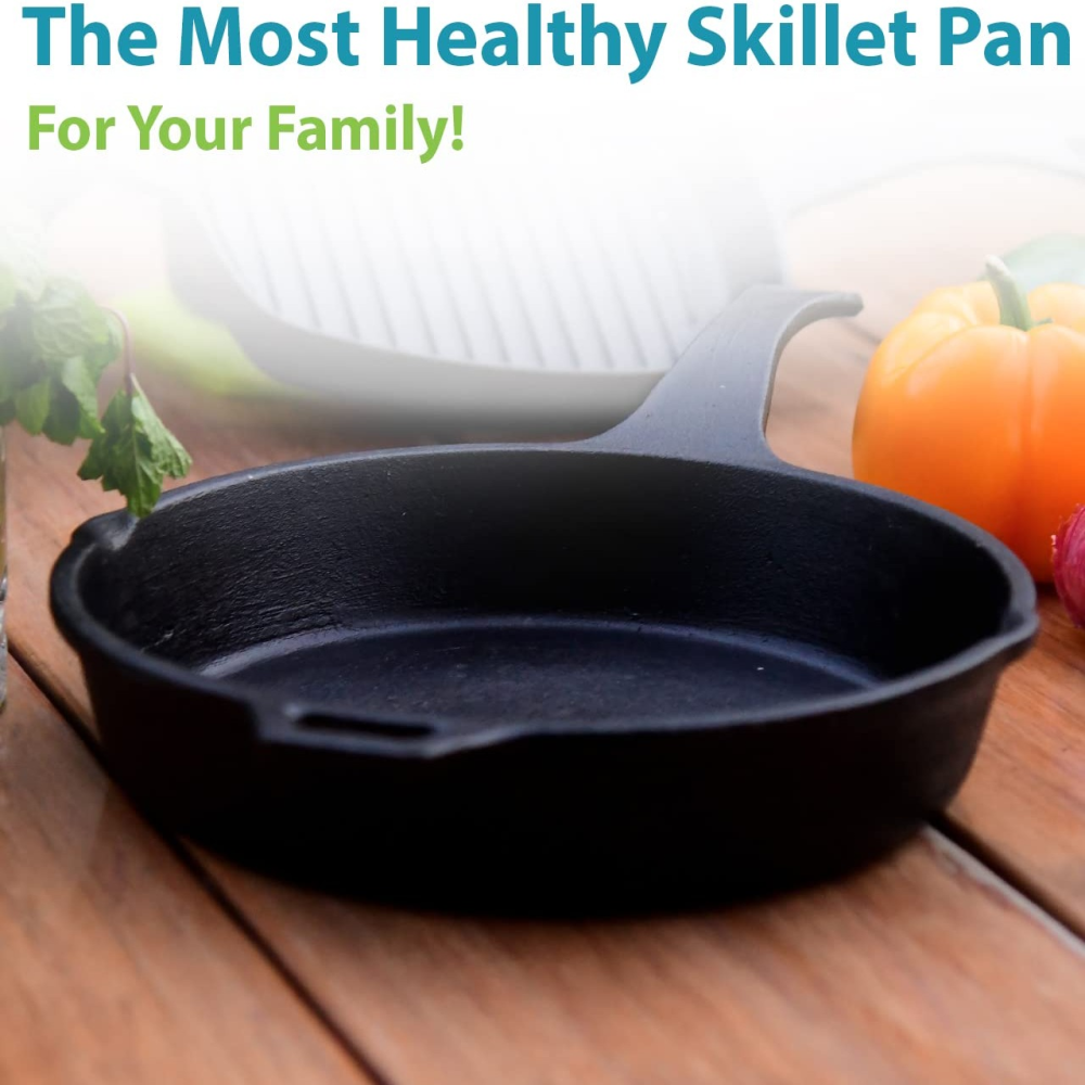 Swastha Cookware Cast Iron 9" Skillet Single Handle
