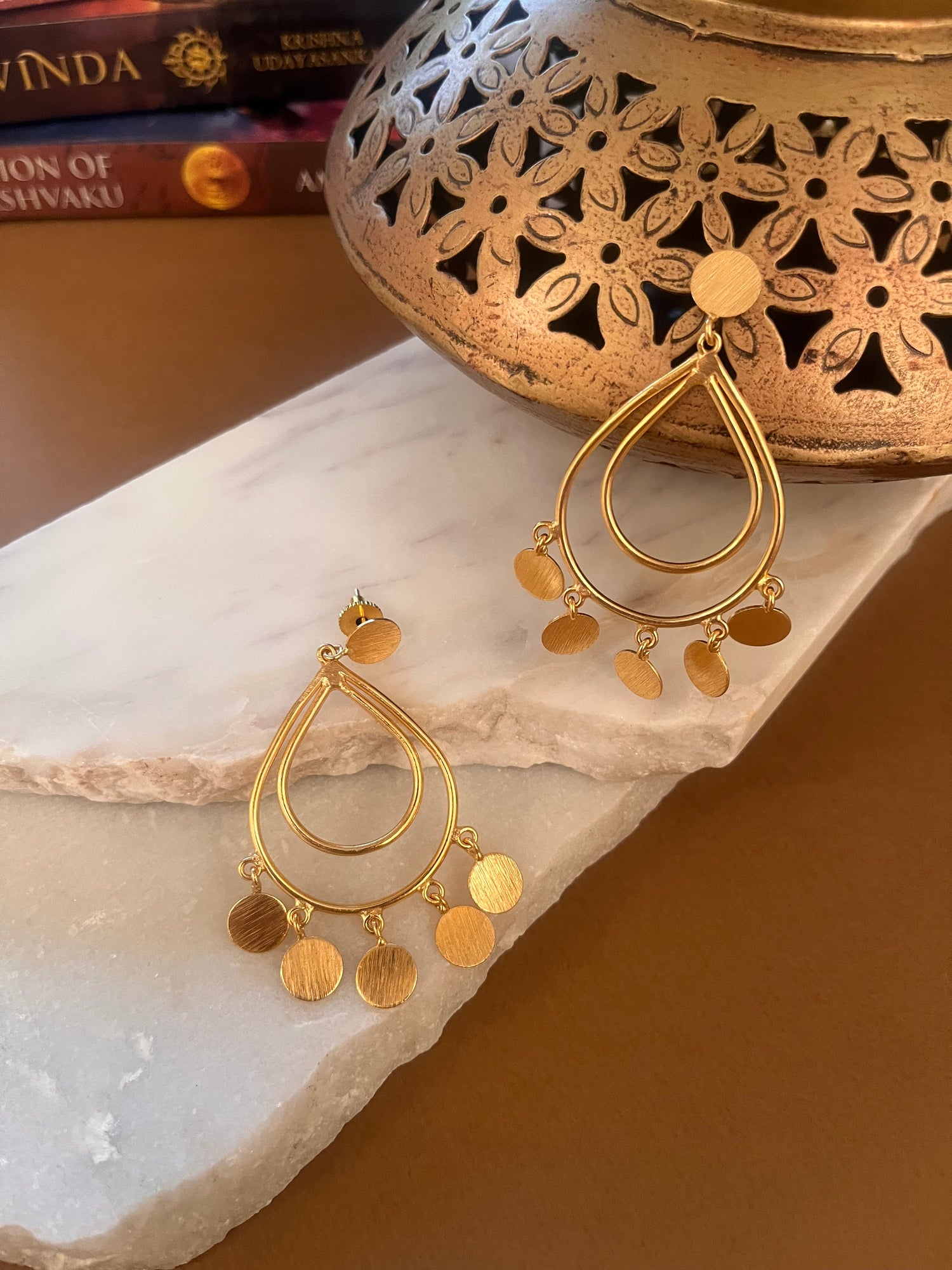 Vintage Drop Long Earrings